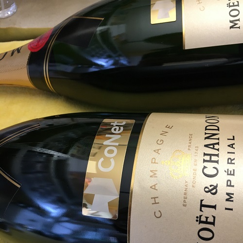 Klein flesje Champagne Graveren / Personaliseren