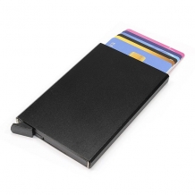 Figuretta RFID Creditcardhouder Aluminium Zwart