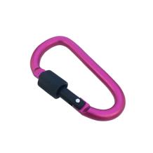 Karabijnhaak Fuchsia Graveren / Personaliseren