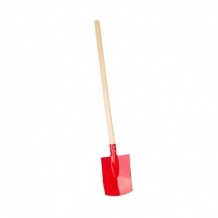 Houten Strandschep / Tuinschep Rood Graveren / Personaliseren