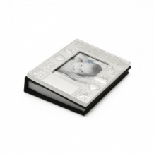 zilverstad baby fotoalbum graveren / personaliseren