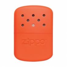 zippo handwarmer oranje graveren / personaliseren
