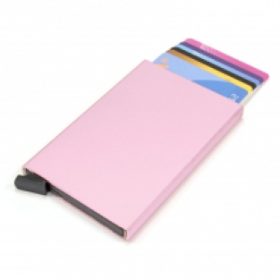 Figuretta RFID Creditcardhouder Aluminium Roze