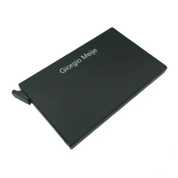 Figuretta Creditcardhouder Aluminium Zwart