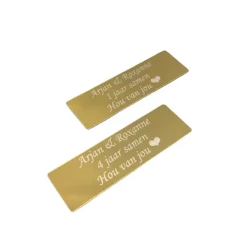 Graveerplaatje Goud
