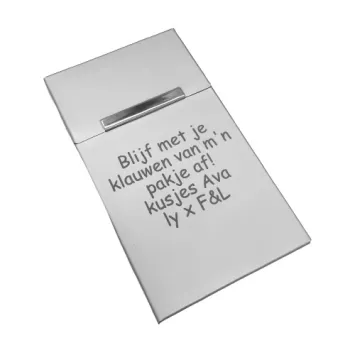 Sigarettendoosje Zilver