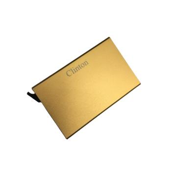 Figuretta Creditcardhouder Aluminium Goud