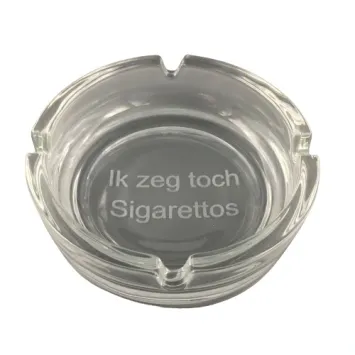 Ronde Glazen Asbak 11cm