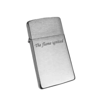 Zippo Benzine Aansteker Slim Brushed Chrome