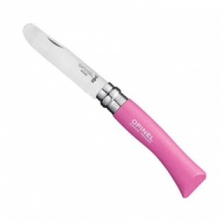 Opinel No 7 Zakmes voor Kinderen Roze Graveren / Personaliseren