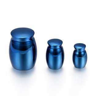 RVS Mini Urn Blauw