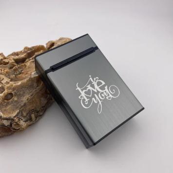 Sigarettendoosje Brushed Aluminium