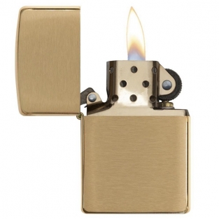 zippo benzine aansteker armor brushed brass graveren personaliseren