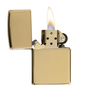 zippo benzine aansteker armor high polish brass graveren personaliseren