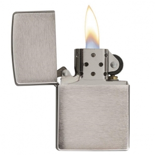 zippo benzine aansteker classic brushed chrome graveren personaliseren