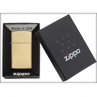 Zippo Benzine Aansteker slim brushed chrome graveren personaliseren