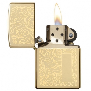 Zippo Benzine Aansteker Venetian 352B graveren personaliseren