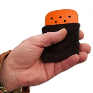 zippo handwarmer oranje graveren / personaliseren