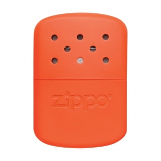 zippo handwarmer oranje graveren / personaliseren