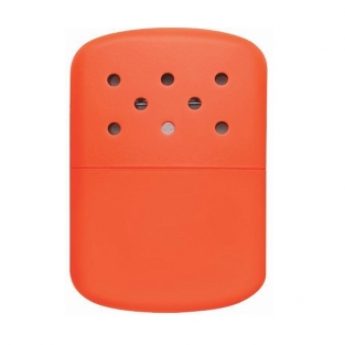 zippo handwarmer oranje graveren / personaliseren